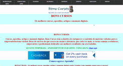 Desktop Screenshot of bonscursos.com