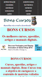Mobile Screenshot of bonscursos.com